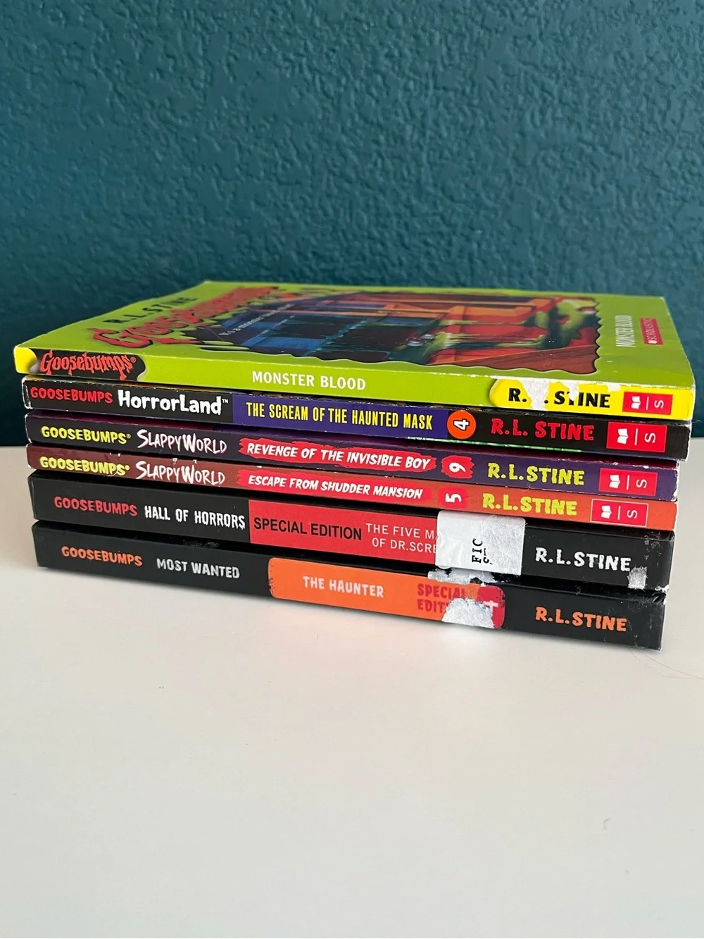 Goosebumps Horror Books by R.L. Stine - Lot of 6 Hardcover & Paperback